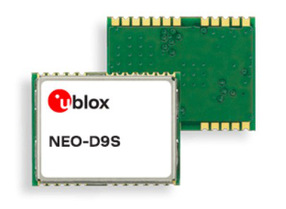 u-blox的GNSS校正模块可用于厘米级定位